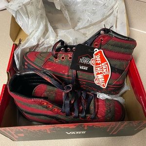 Vans Horror 2021 Nightmare on Elm Street High Tops Men’s 4 or Women’s 5.5 New